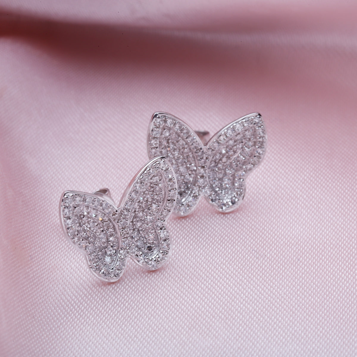 Butterfly Diamond Studs