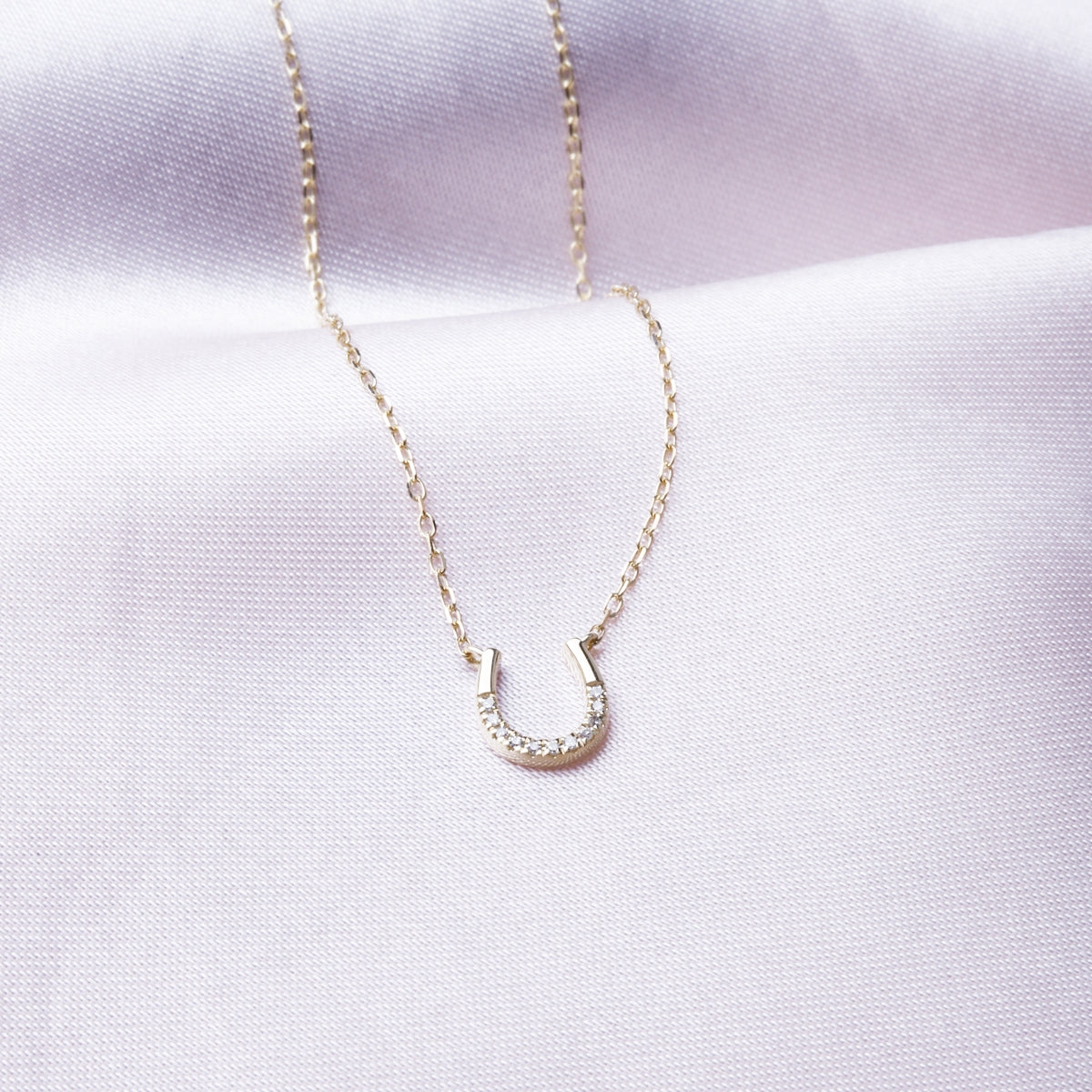 Horseshoe Diamond Necklace