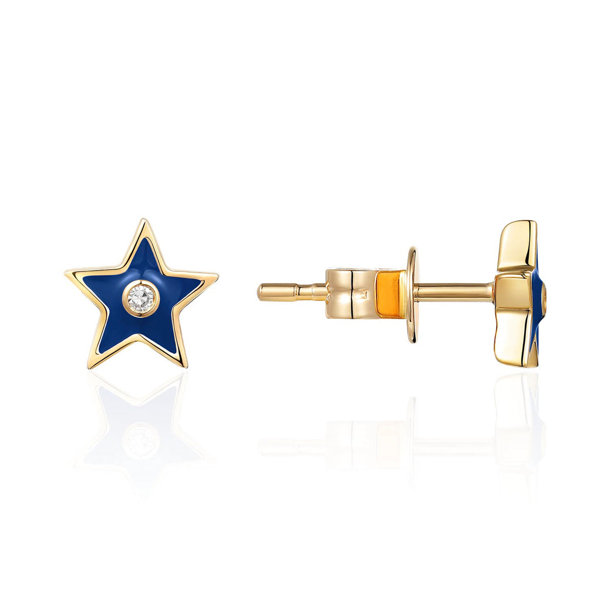 Star Enamel Studs