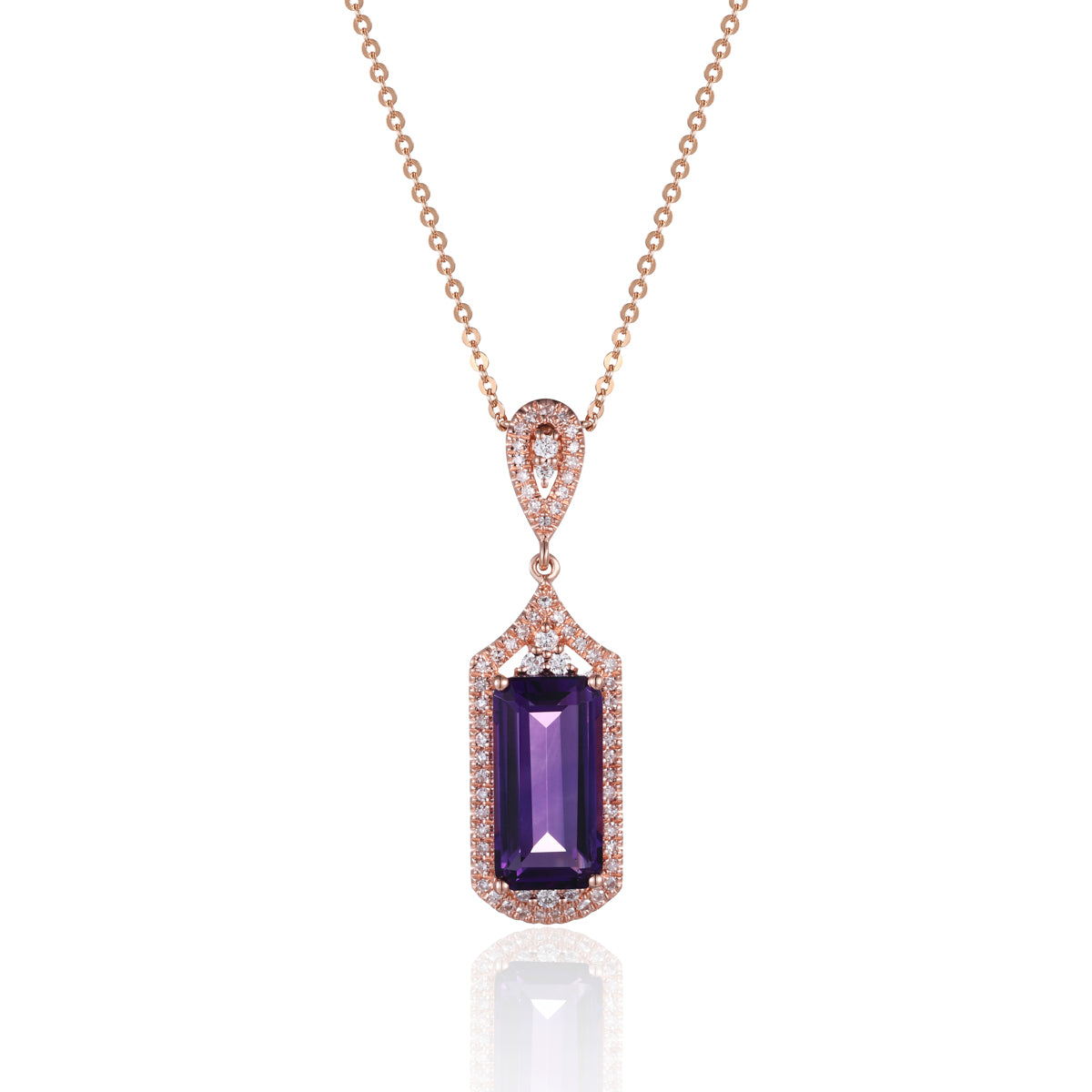 Royale Emerald Cut Necklace