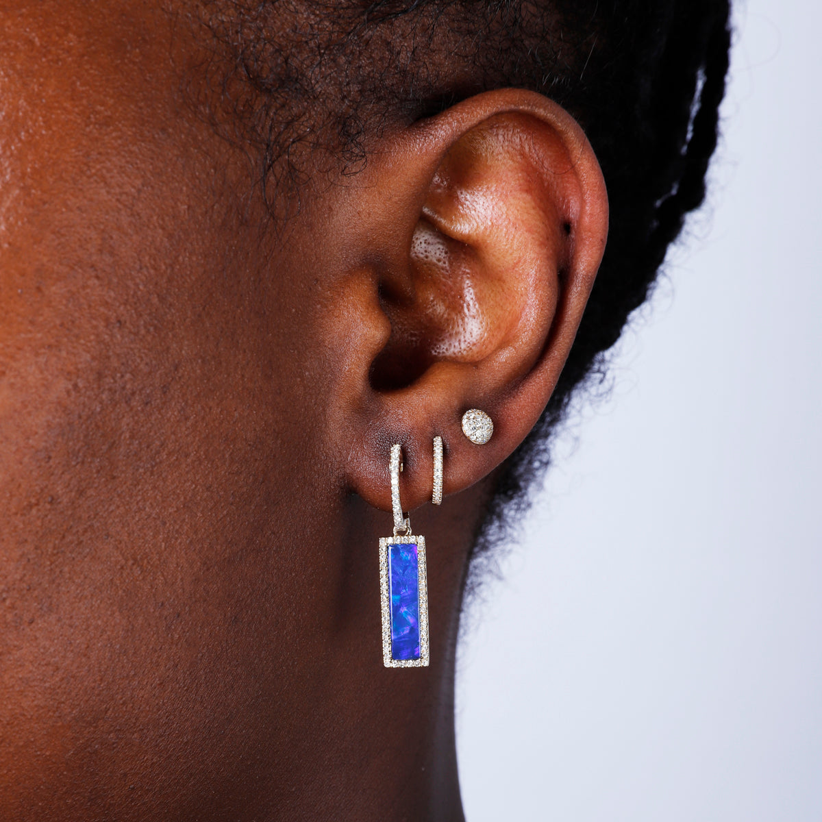 Rectangle Drop Earrings