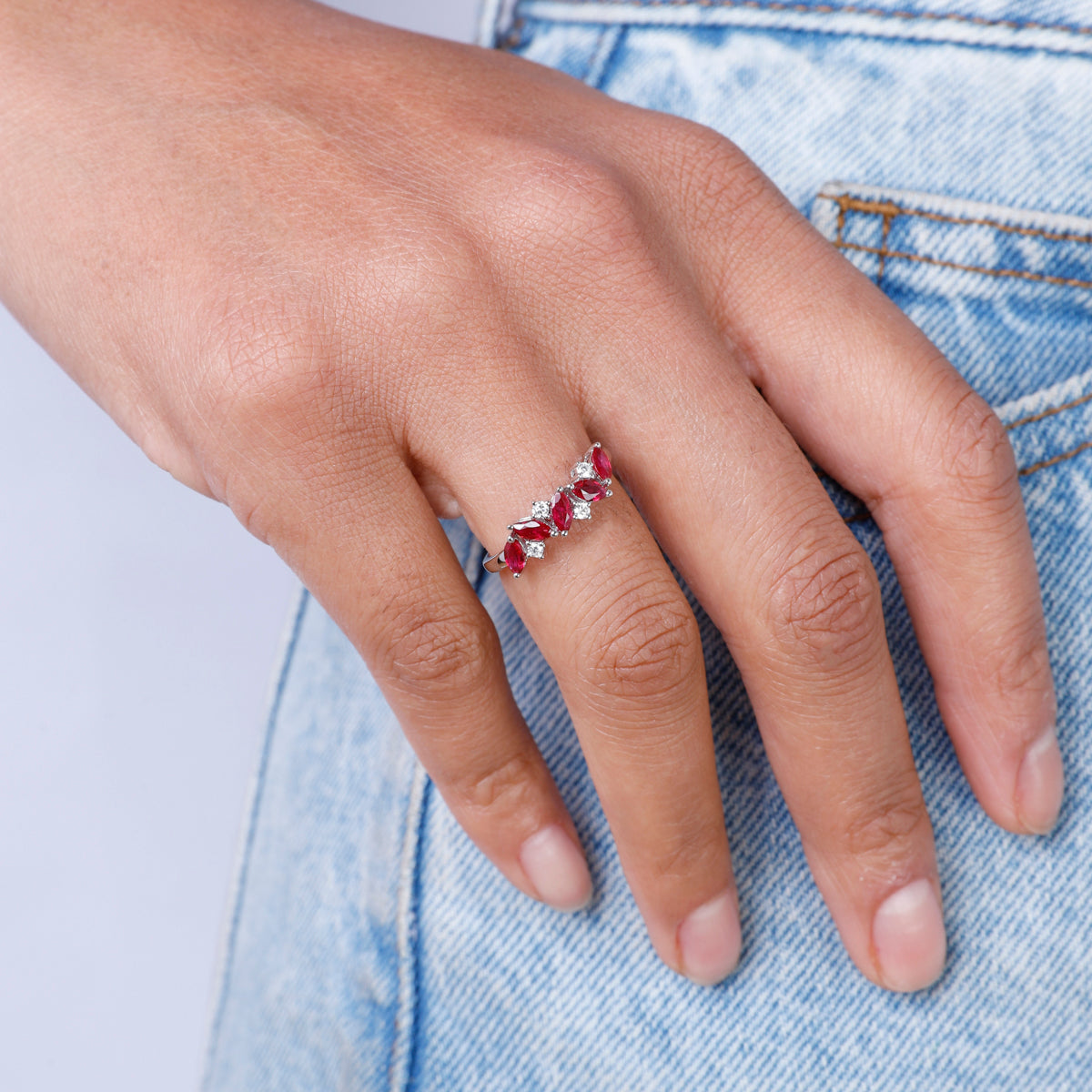 Marquise -Round Ring