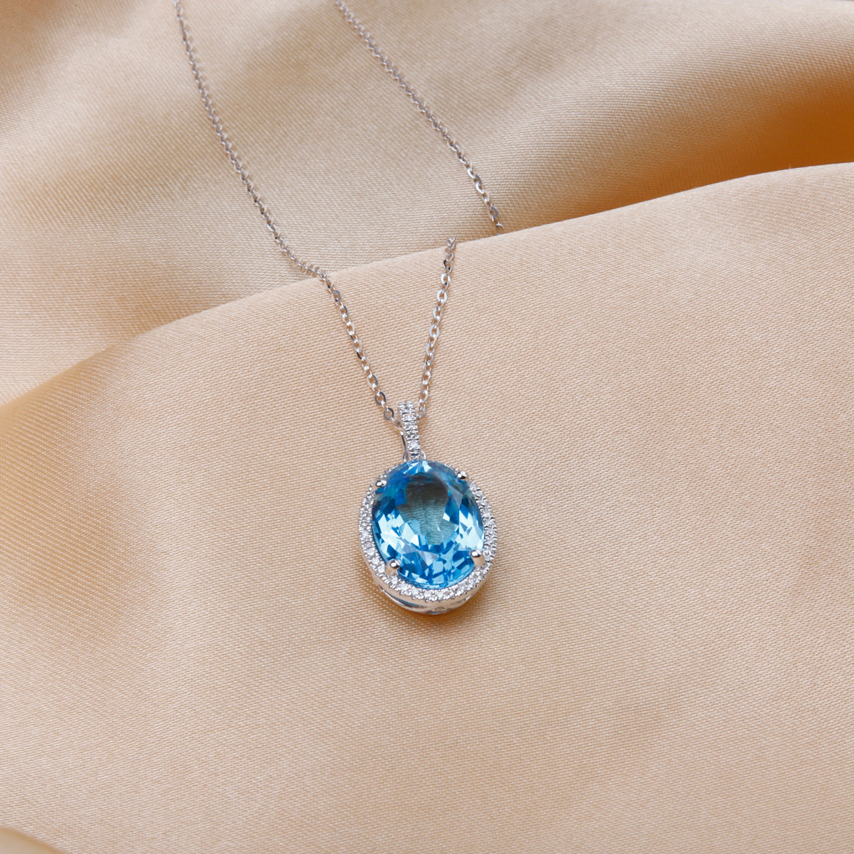 Cushion Cut Necklace