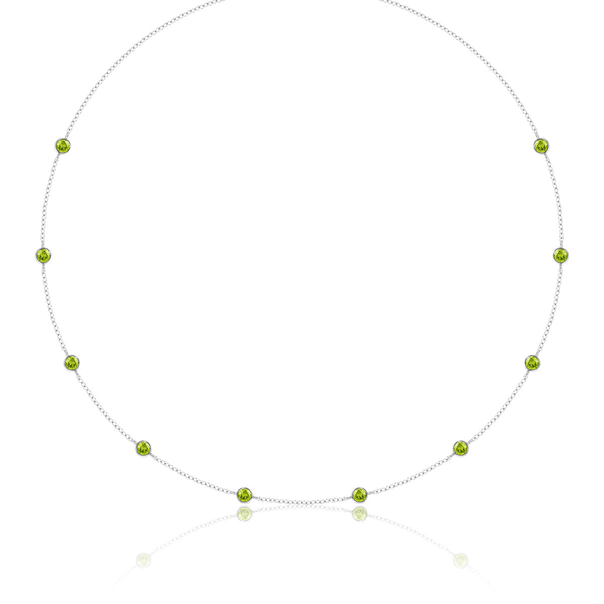 Gem Bezel Necklace