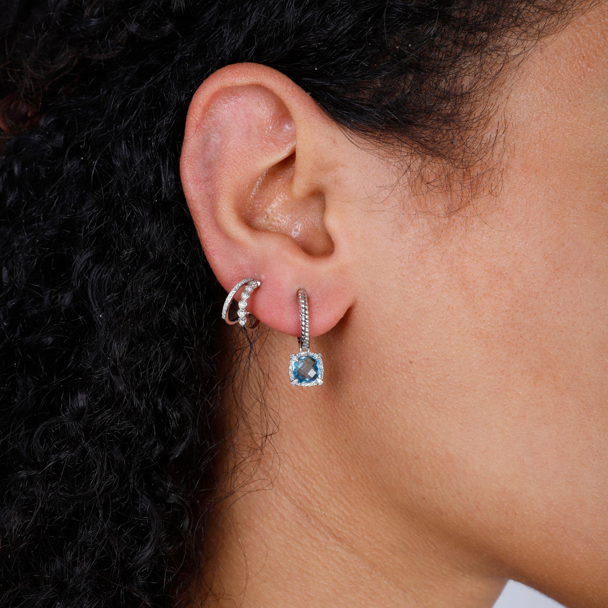 Royal Braided Halo Earrings