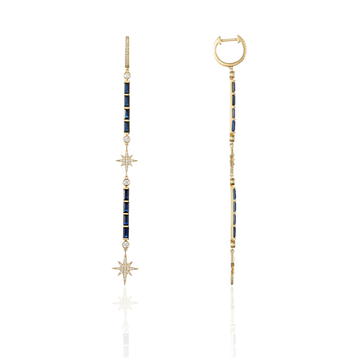 North Star Dangle Earrings