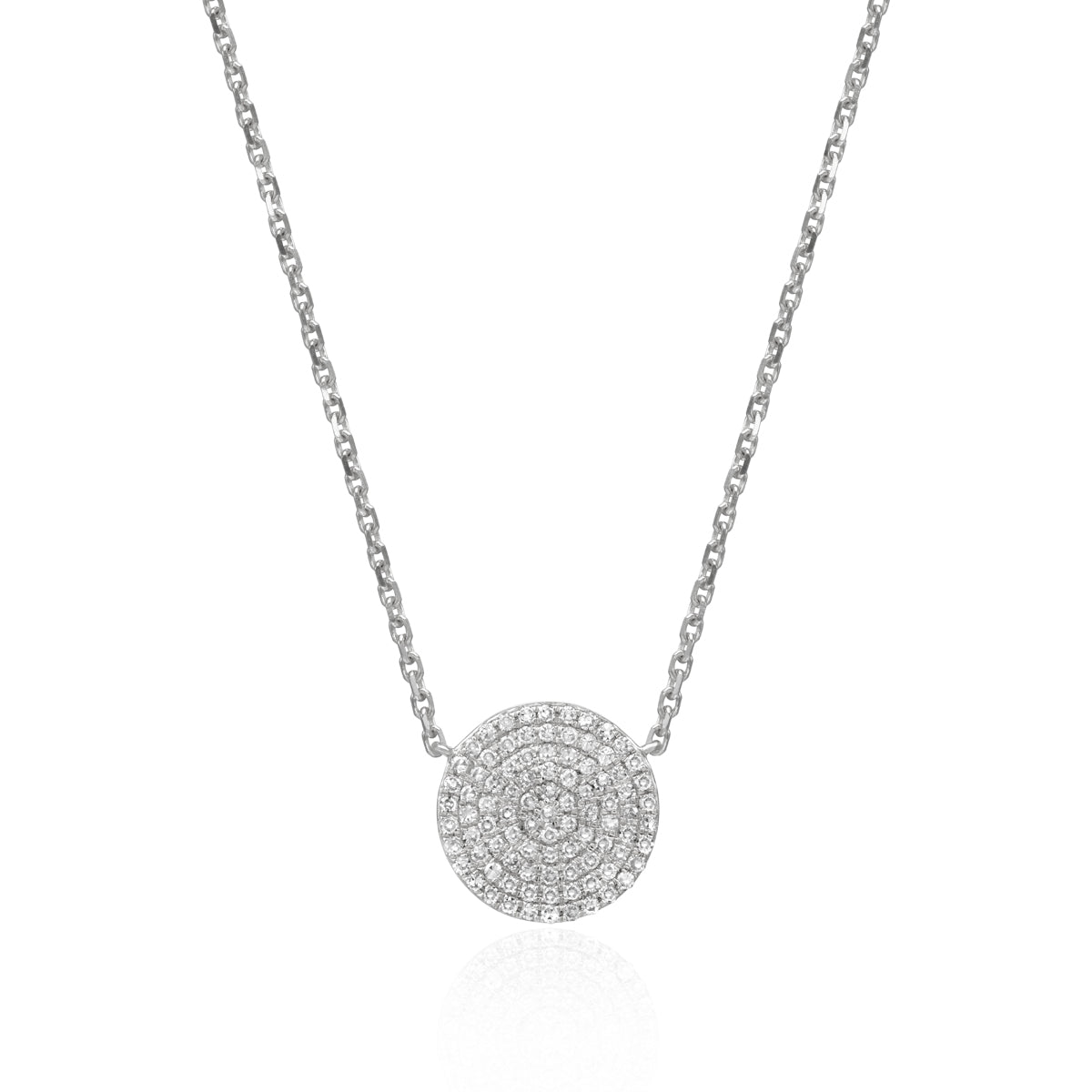 Micro Pave Diamond Necklace