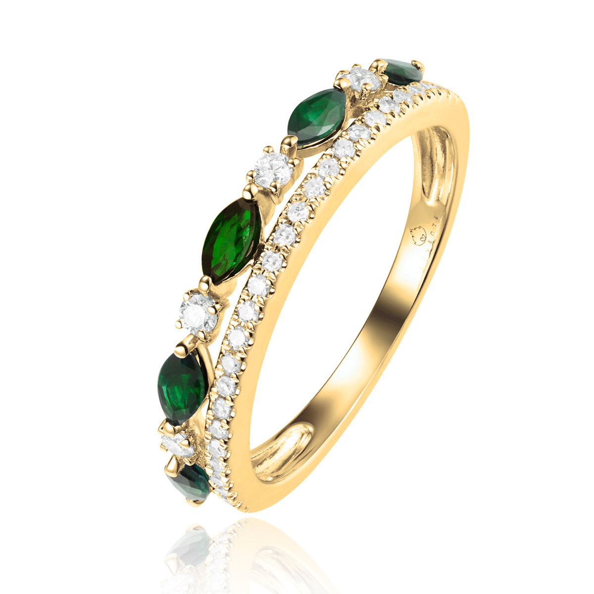 Graceful Twin Ring