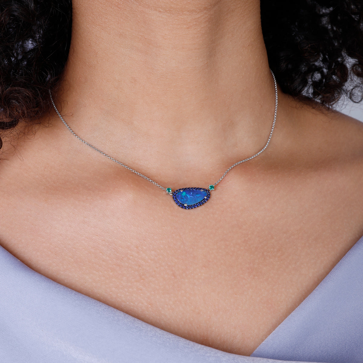 Opal Stone Necklace