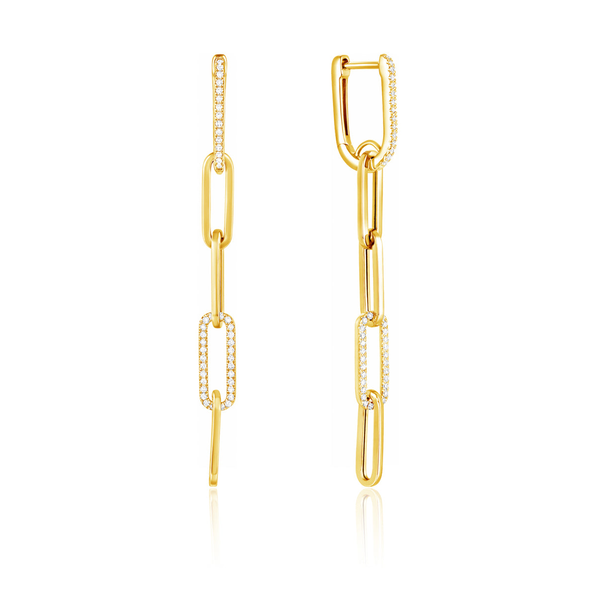 Narrow Chain Earrings