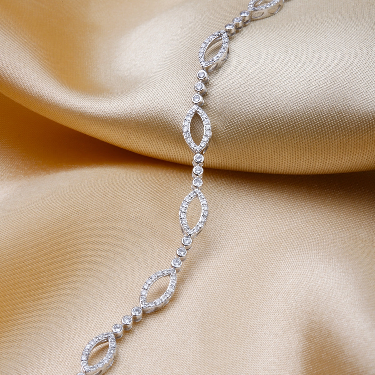 Marquise-Shaped Bracelet