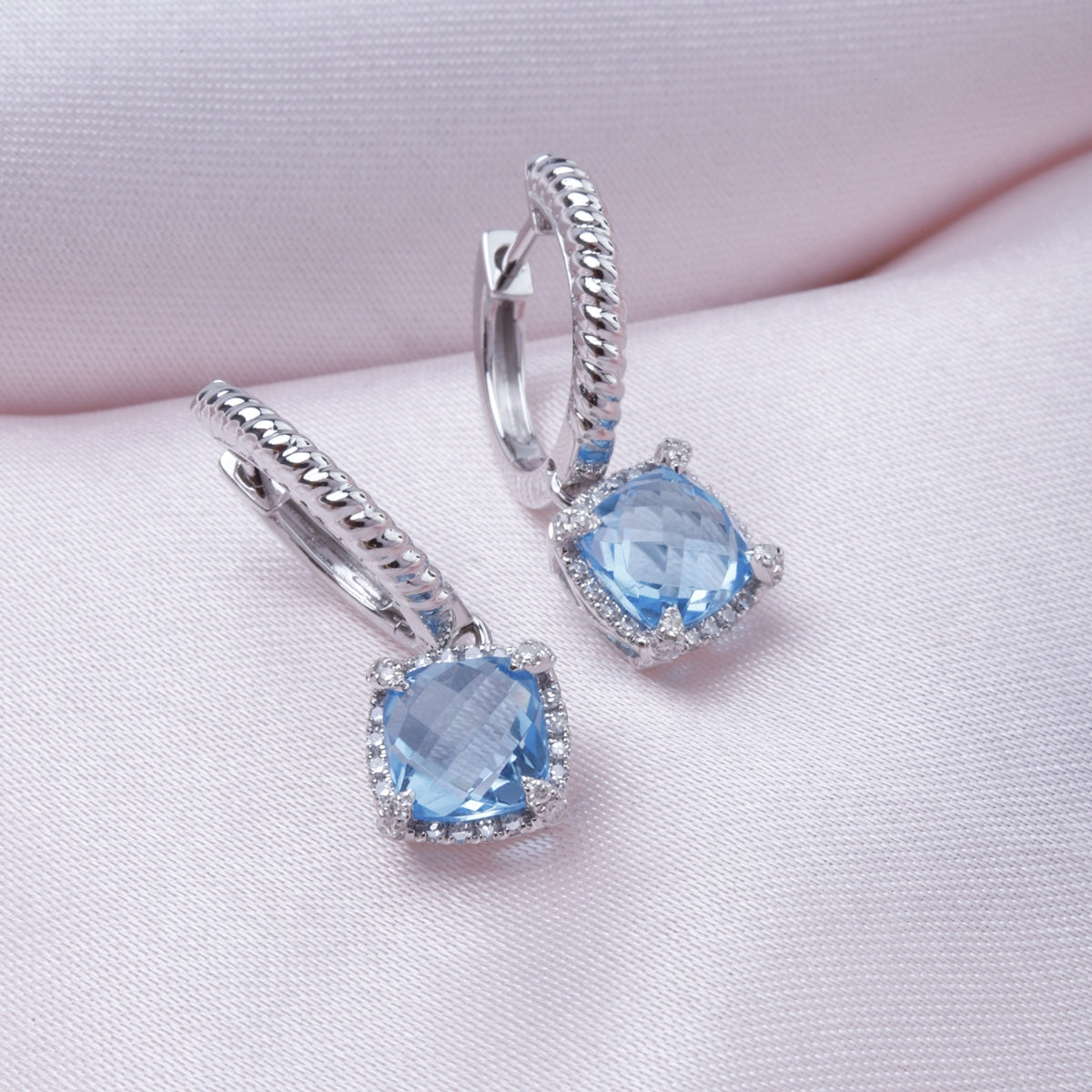 Royal Braided Halo Earrings