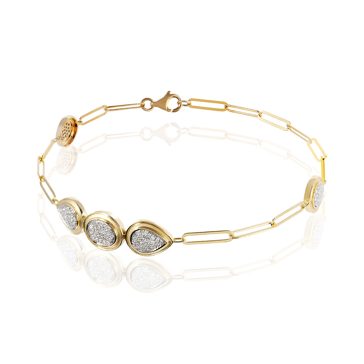 Teardrop Link Bracelet