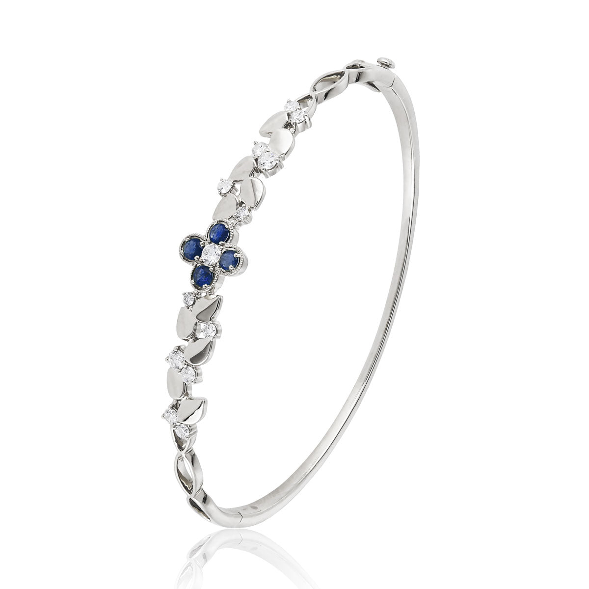 Floral Clover Bangle