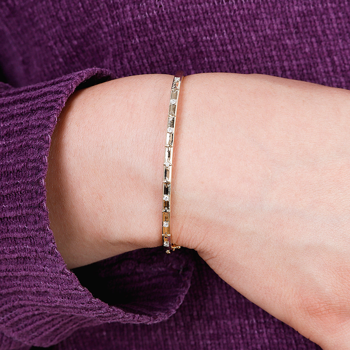 Stellar Diamond Bangle