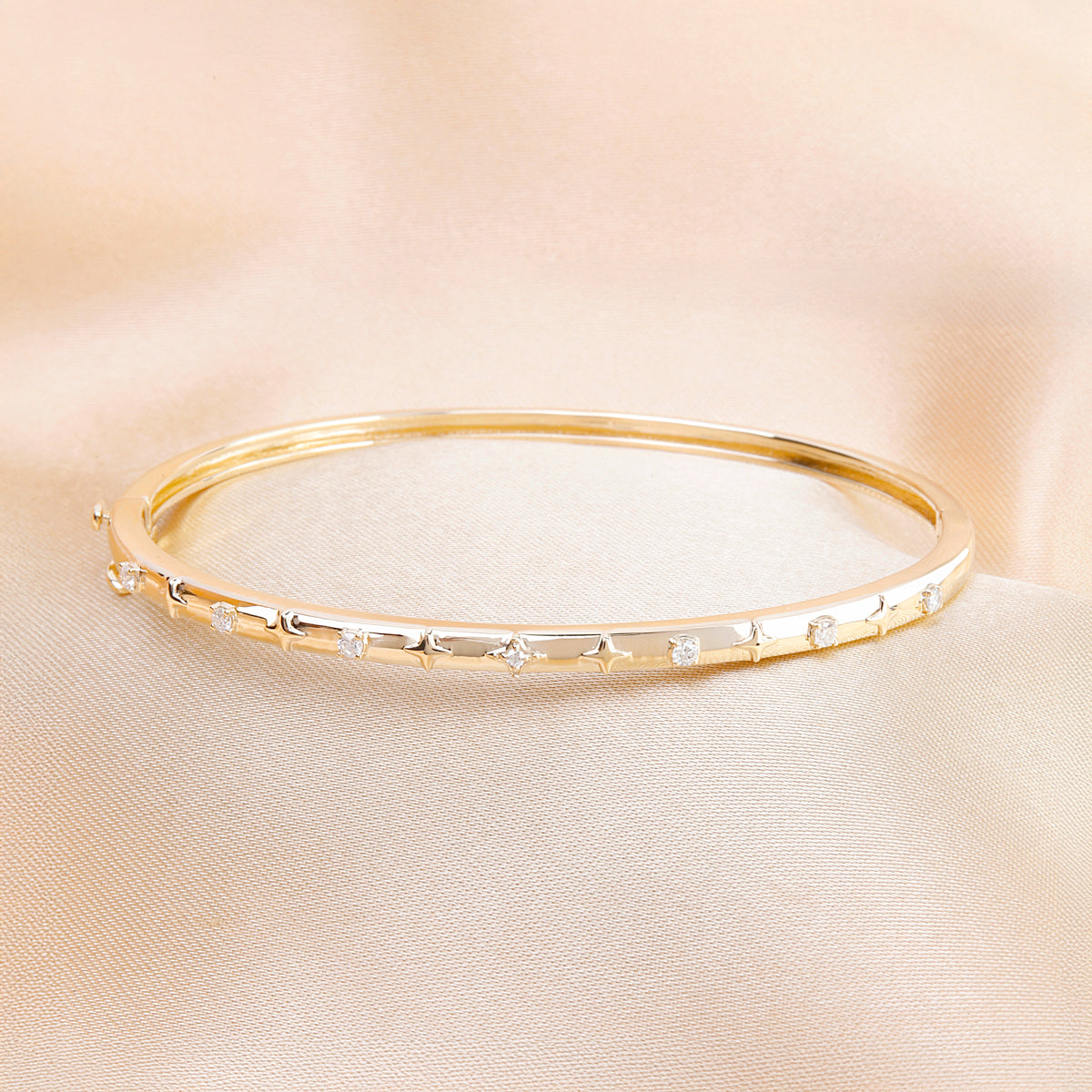 Stellar Diamond Bangle