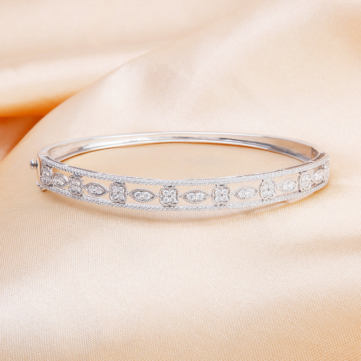 Clover & Petal Bangle