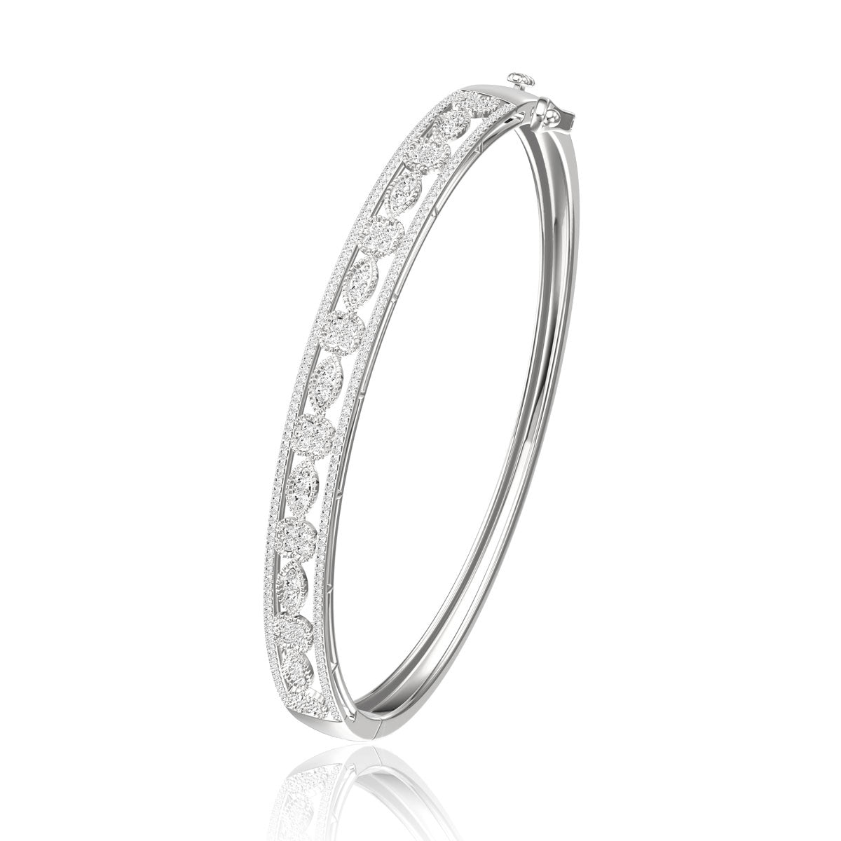 Clover & Petal Bangle