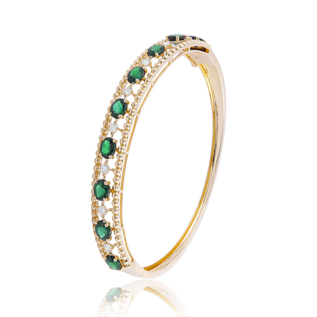 Elegant Oval Bangle