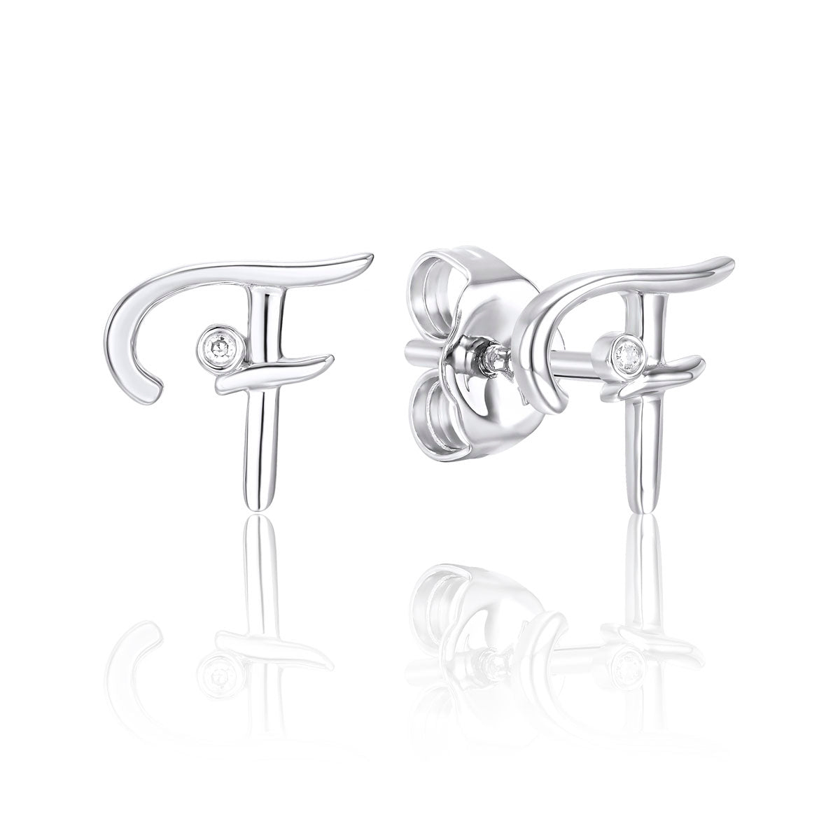 Cursive Initial Stud