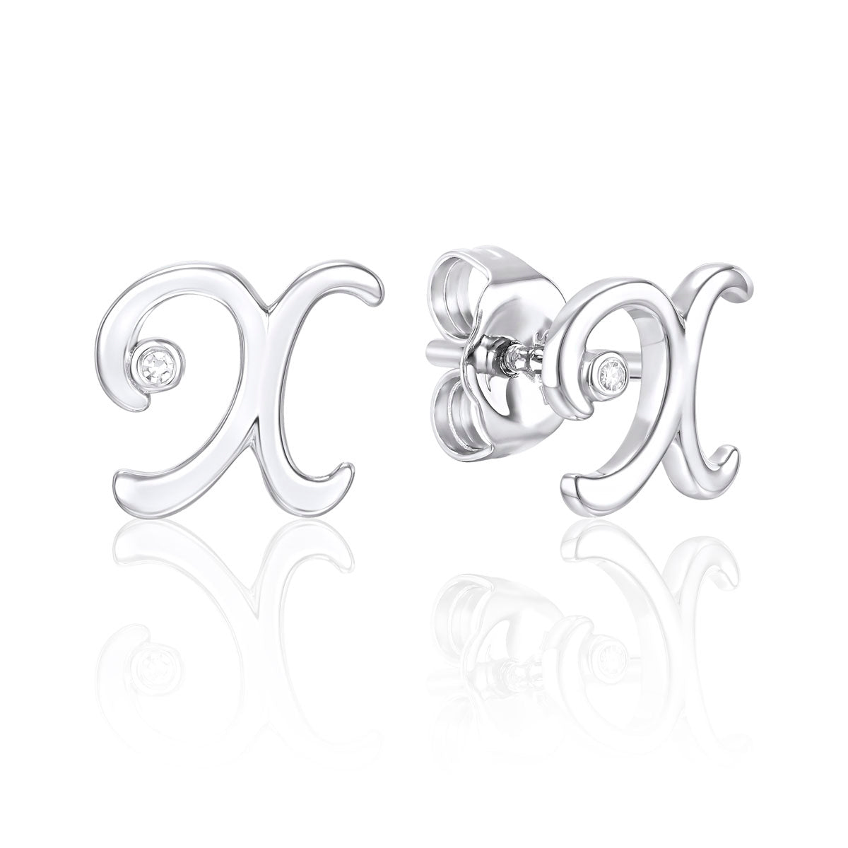 Cursive Initial Stud