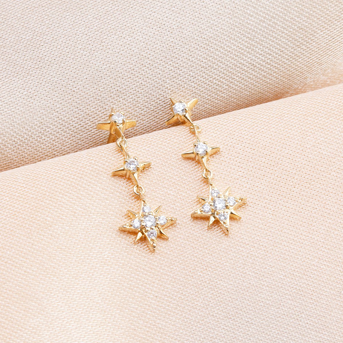 Starfall Diamond Earring
