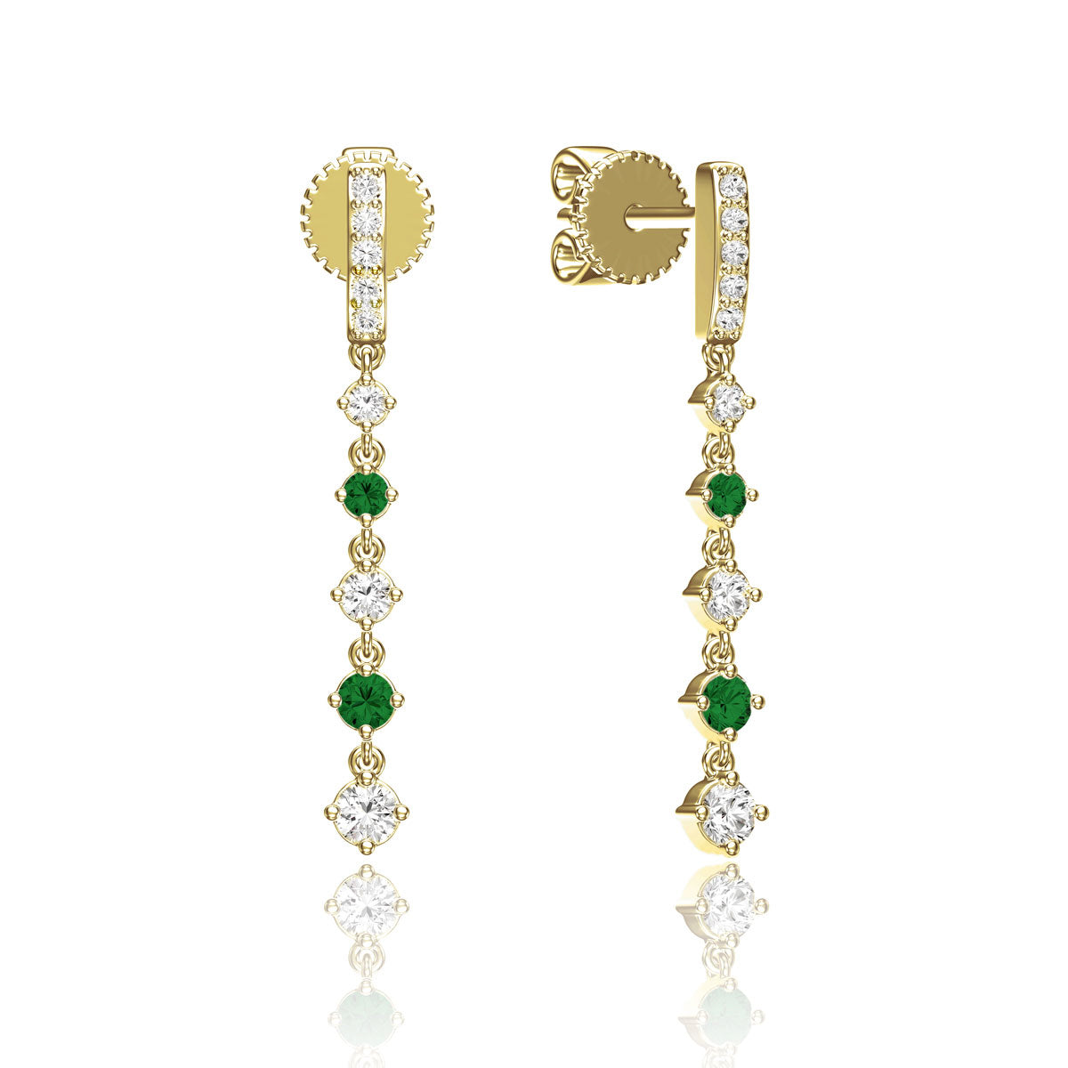 Delicate Precious Drop Earrings