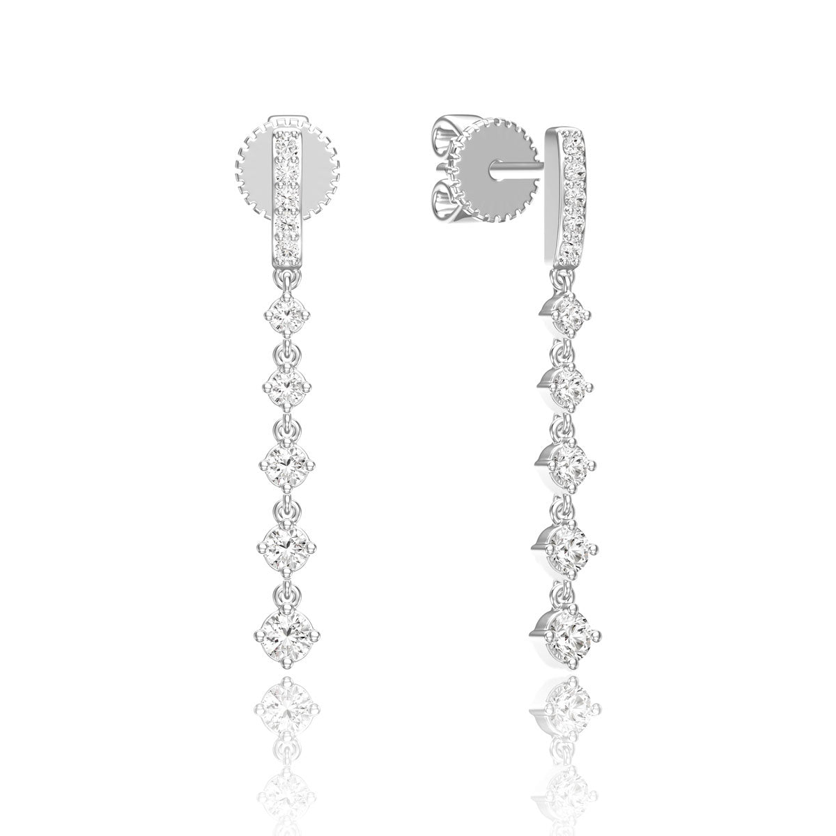 Delicate Precious Drop Earrings