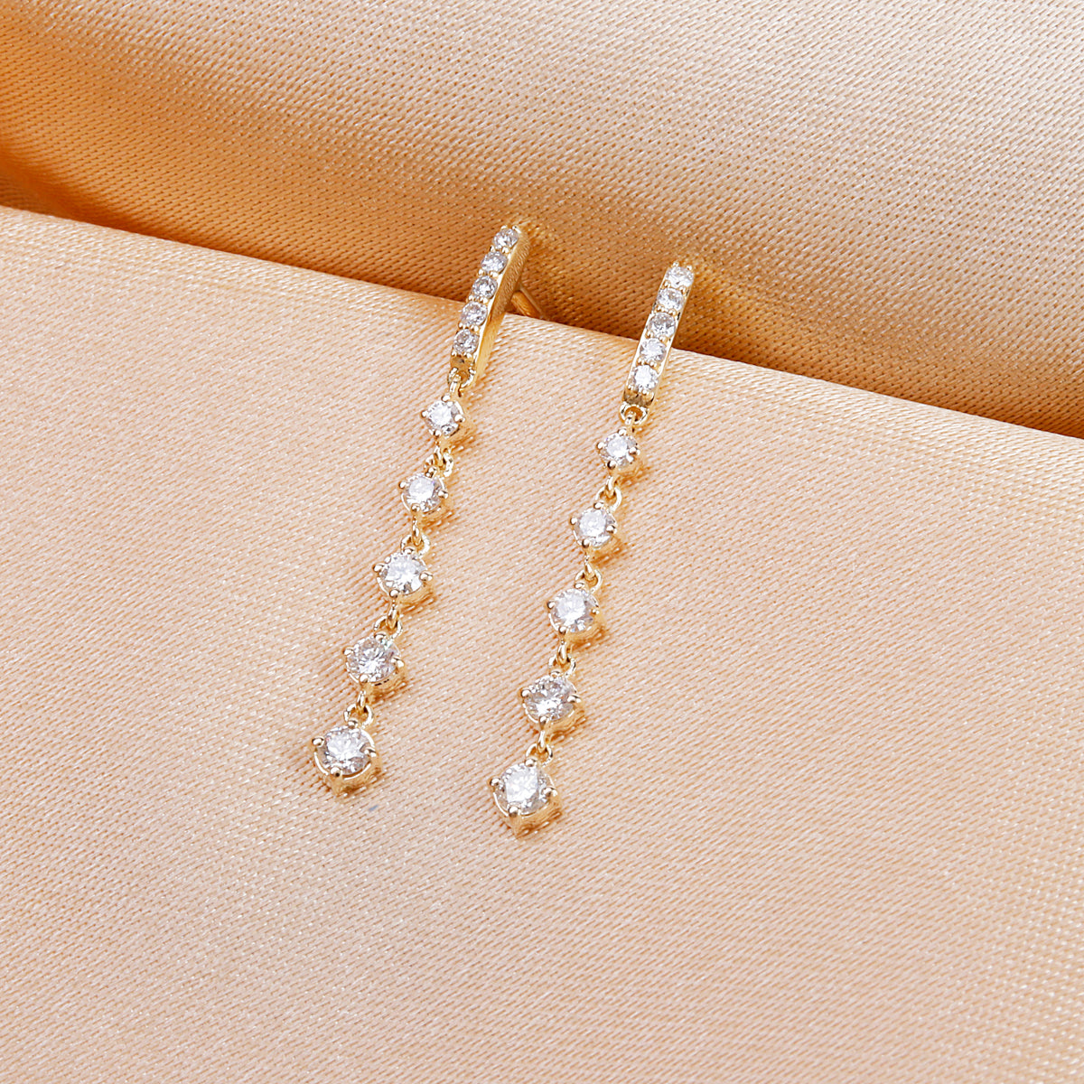 Delicate Precious Drop Earrings