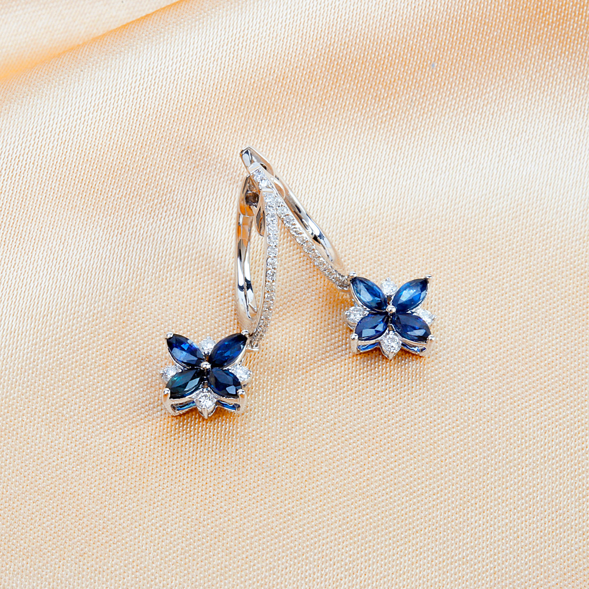 Marquis Flower Earrings