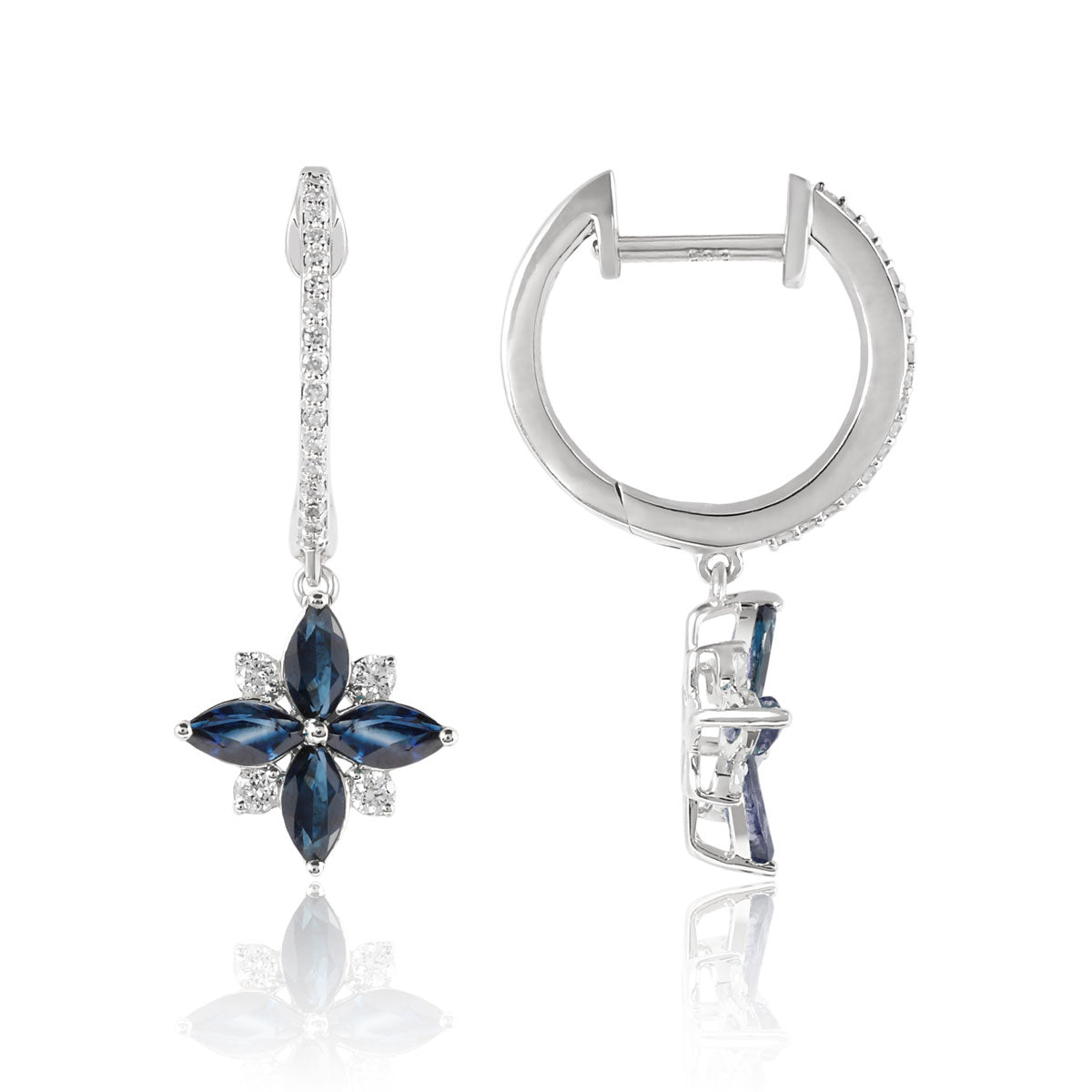 Marquis Flower Earrings