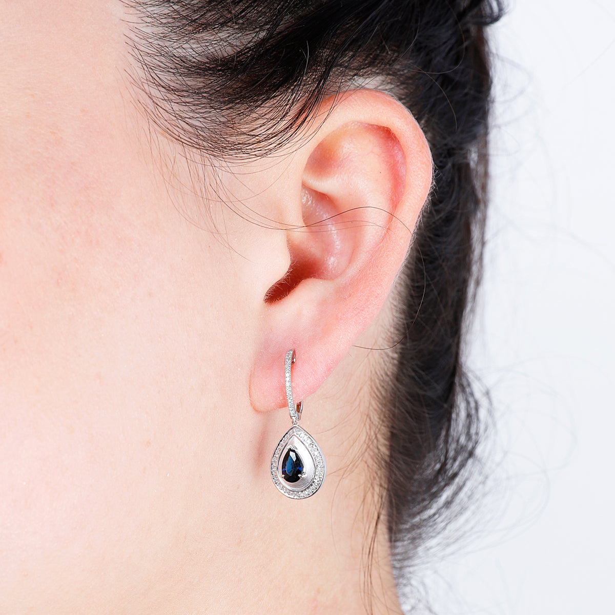 Sun Gilded Teardrop Earrings