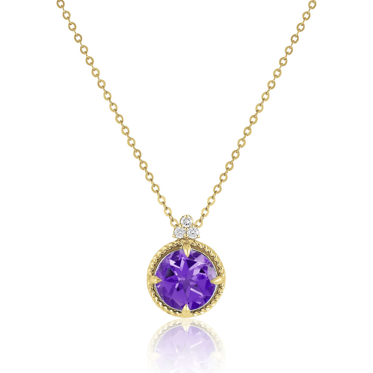 Luxe Round Gem Necklace