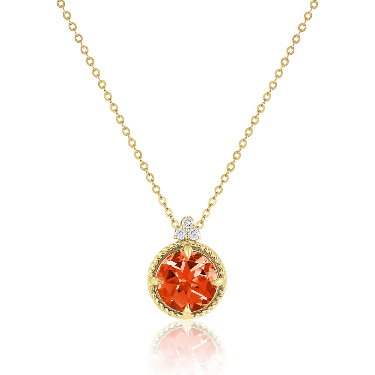 Luxe Round Gem Necklace