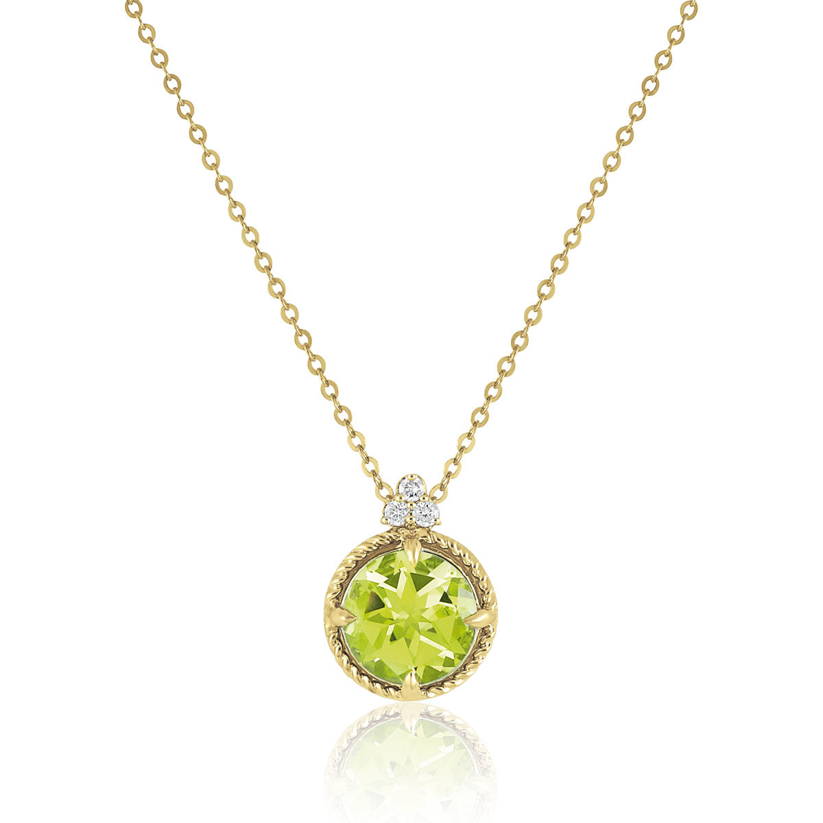 Luxe Round Gem Necklace