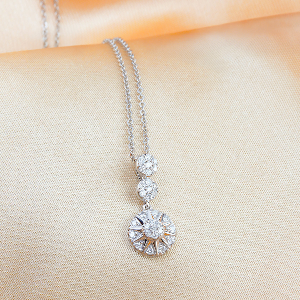 Nova Diamond Drop Necklace