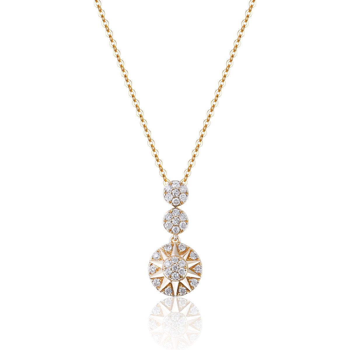 Nova Diamond Drop Necklace