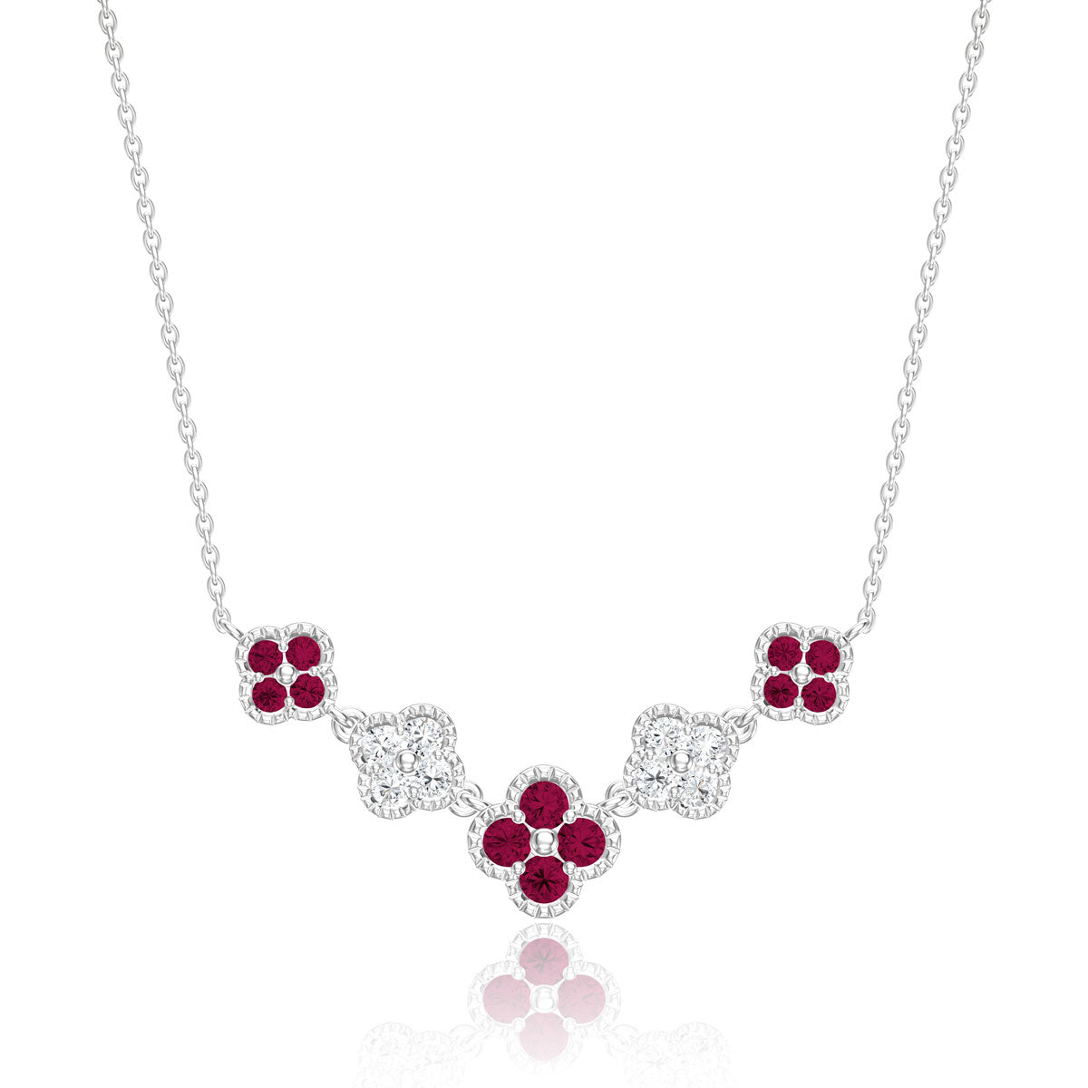 Clover Cascade Neckalce