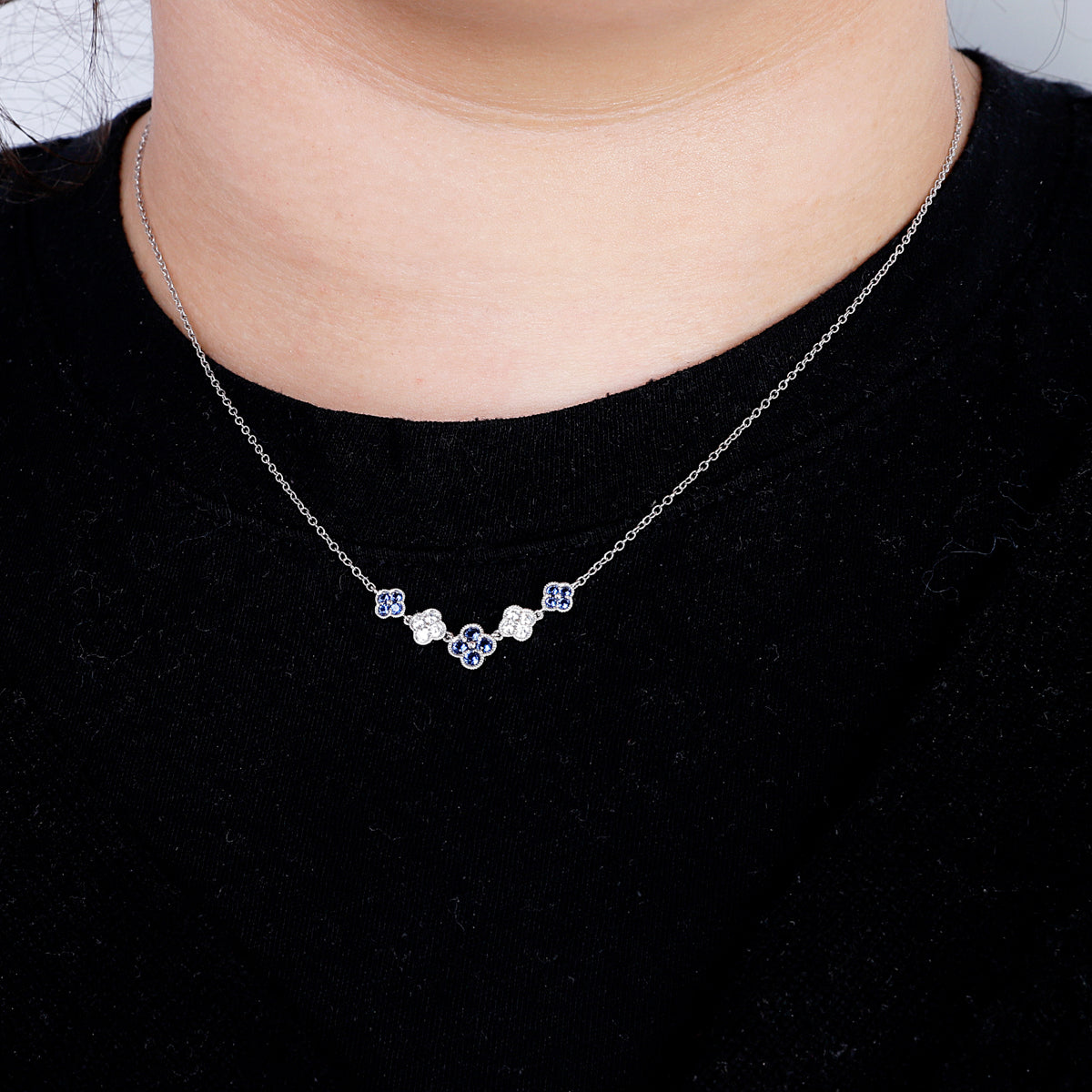 Clover Cascade Neckalce