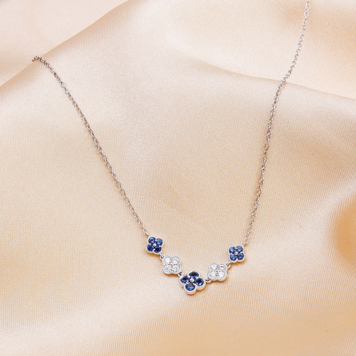 Clover Cascade Neckalce