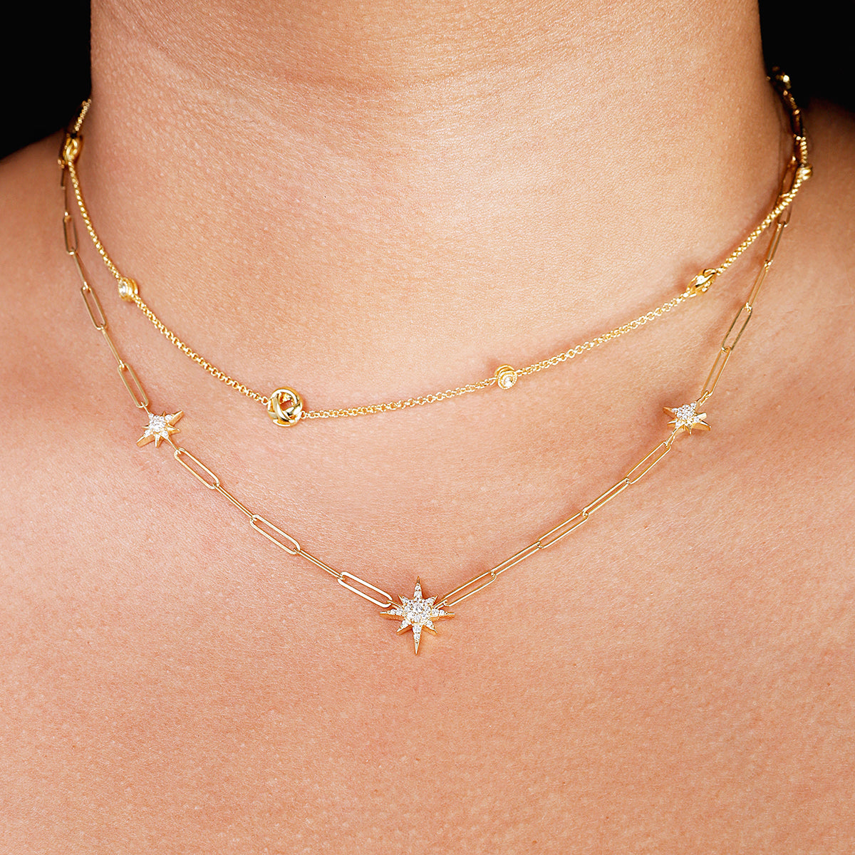 North Star Chain Necklace