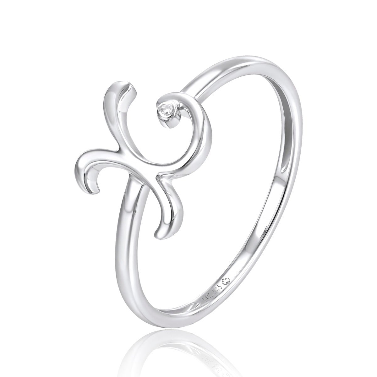 Cursive Initial Ring