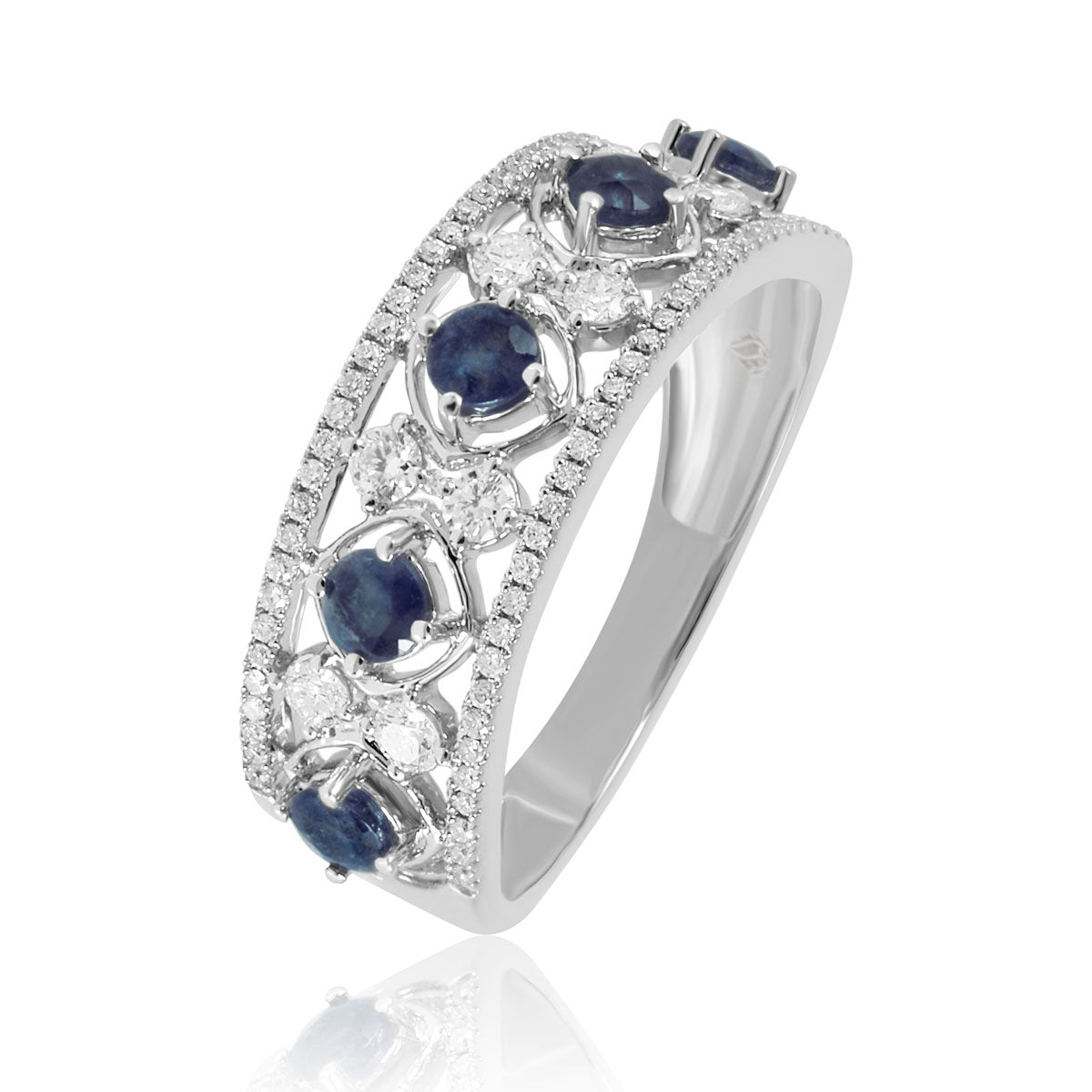 Round Precious Filigree Band