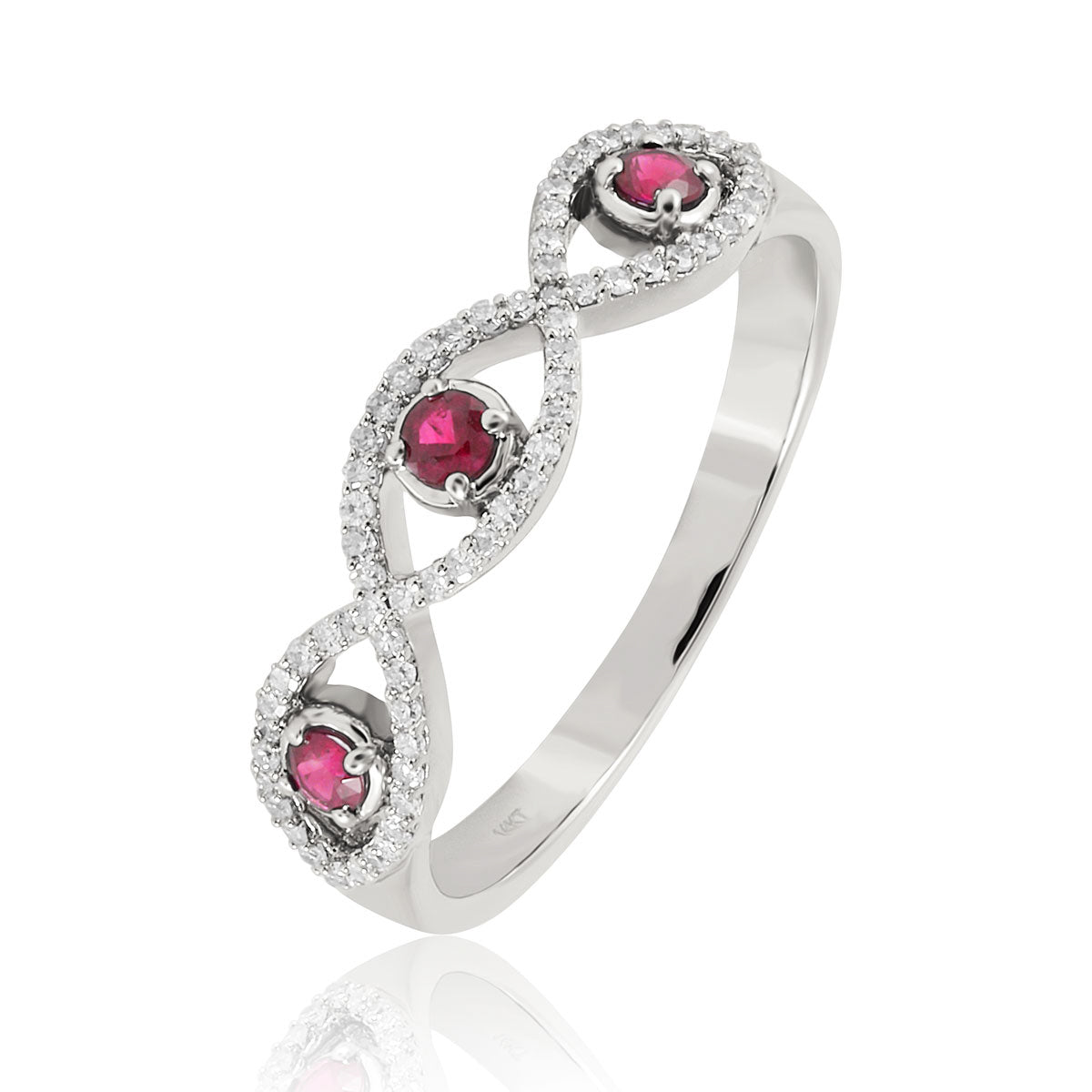 Open Gaze Precious Ring