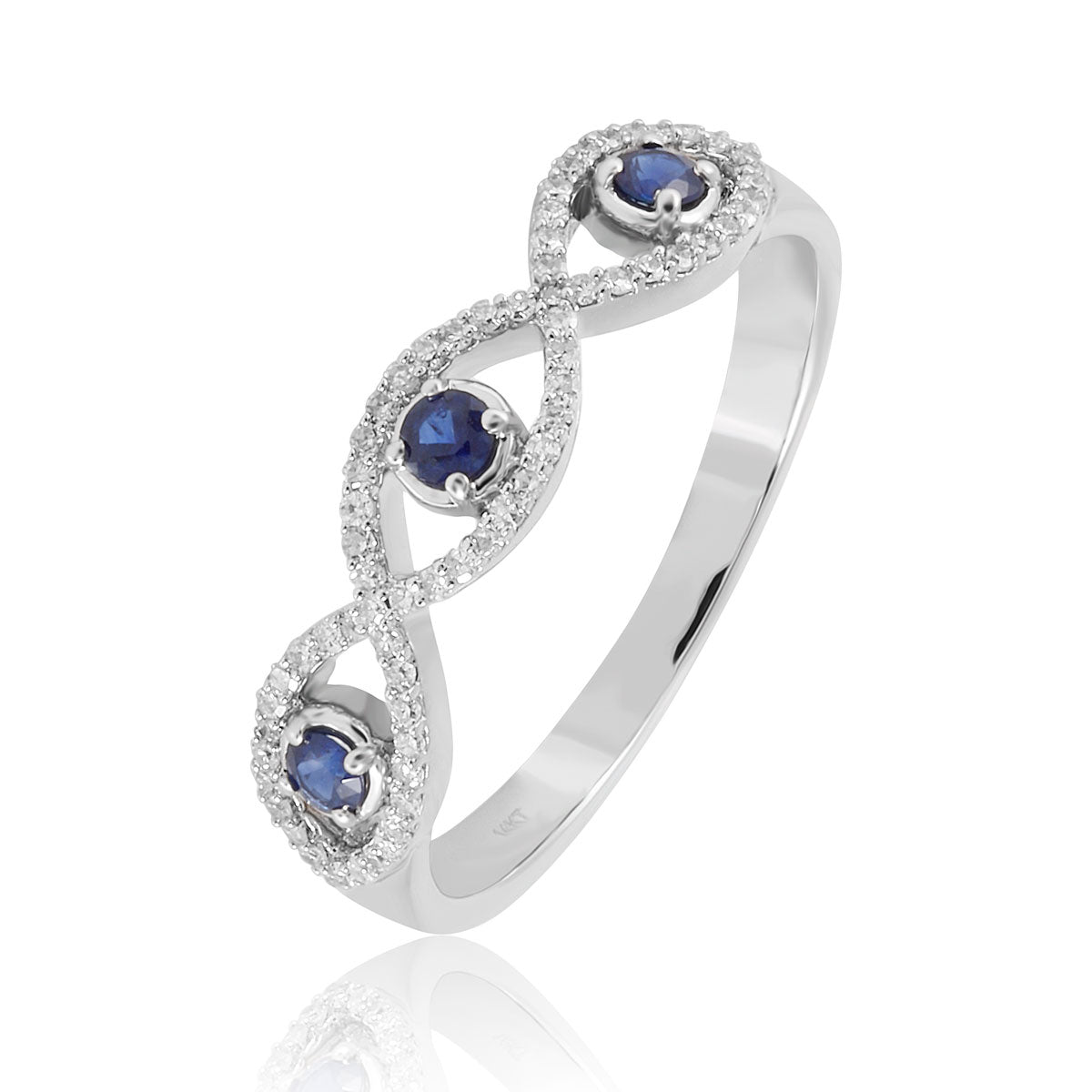 Open Gaze Precious Ring