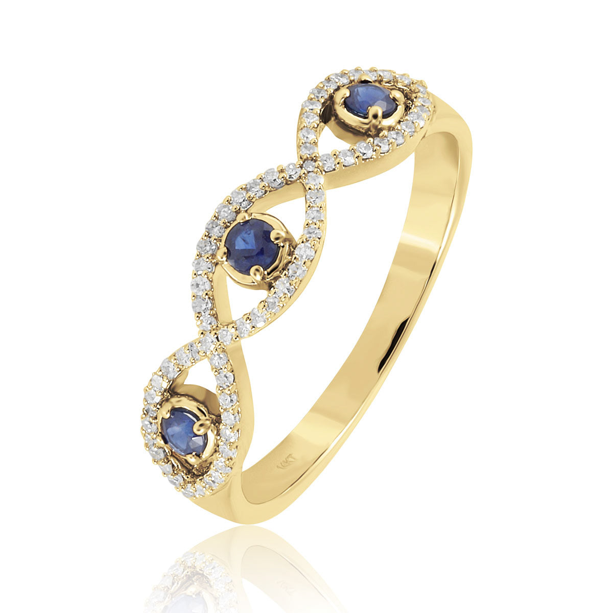 Open Gaze Precious Ring