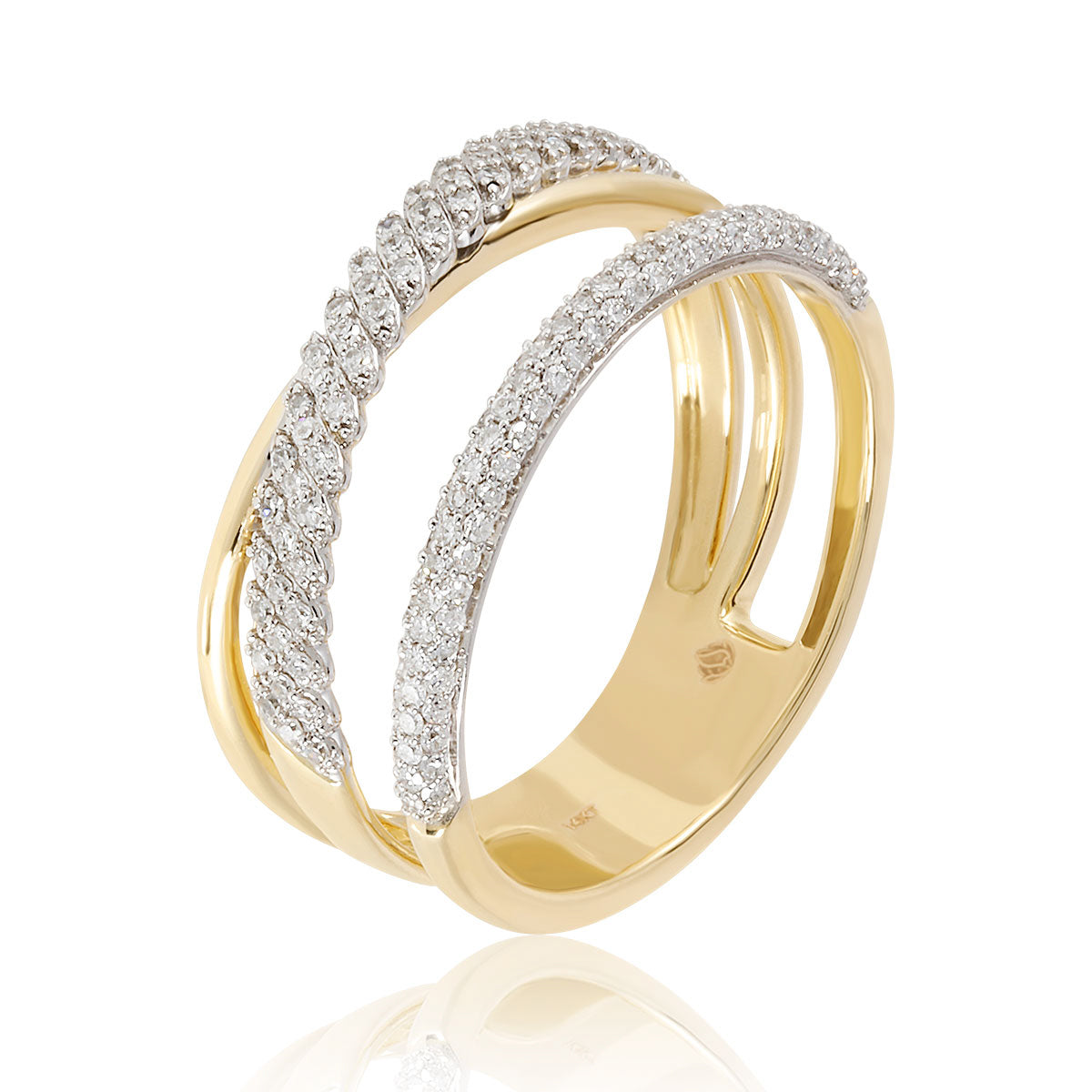Twined Radiance Ring
