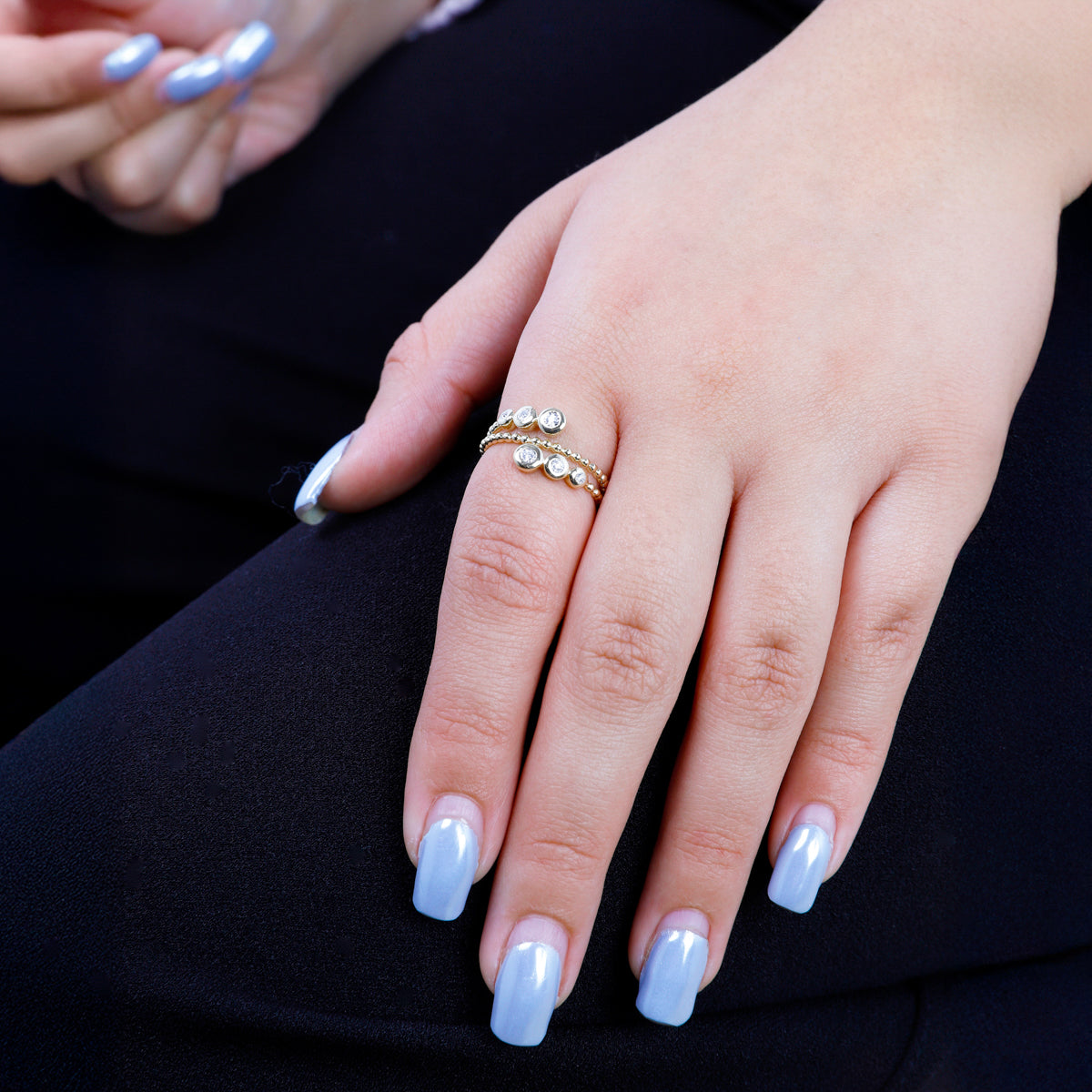 Bezel Bubble Ring