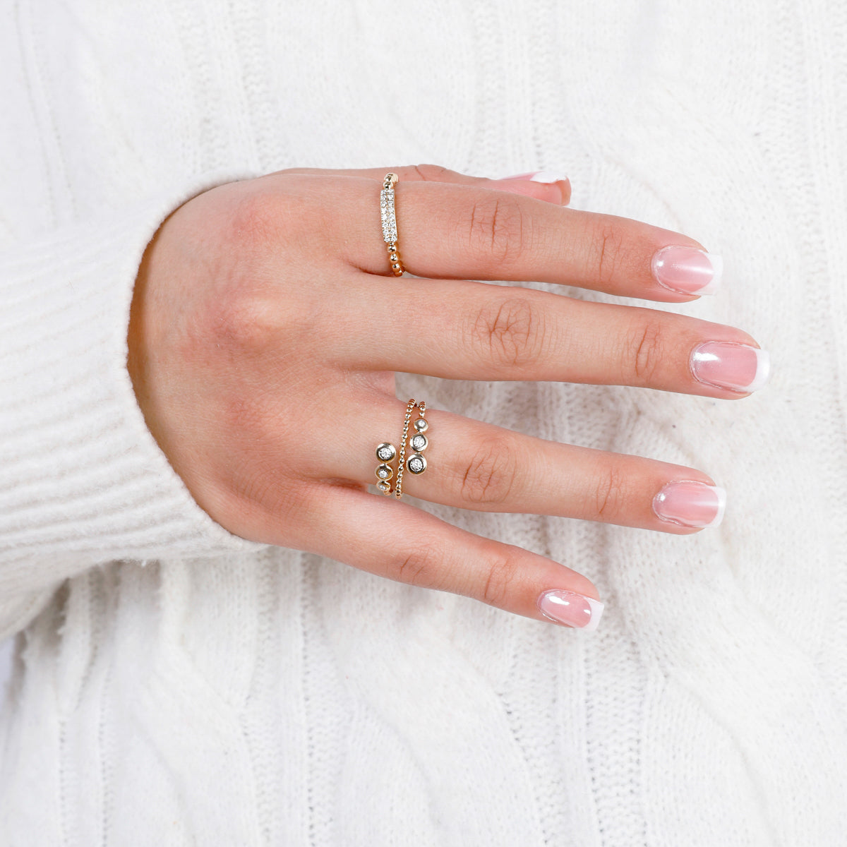 Bezel Bubble Ring