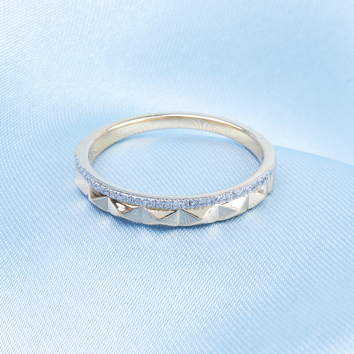 Gilded Pyramids Ring